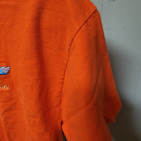 Hanes Beefy-T Men's Size Large  Shooters Ft. Lauderdale Orange T-shirt - Picture 2 of 7